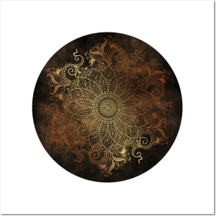 Mandala Copper Posters and Art